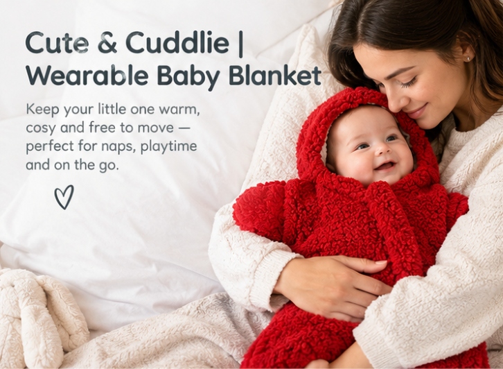Cute & Cuddlie | Wearable Baby Blanket