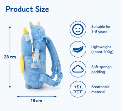 TinyGuard  | Cute Toddler Head Protection